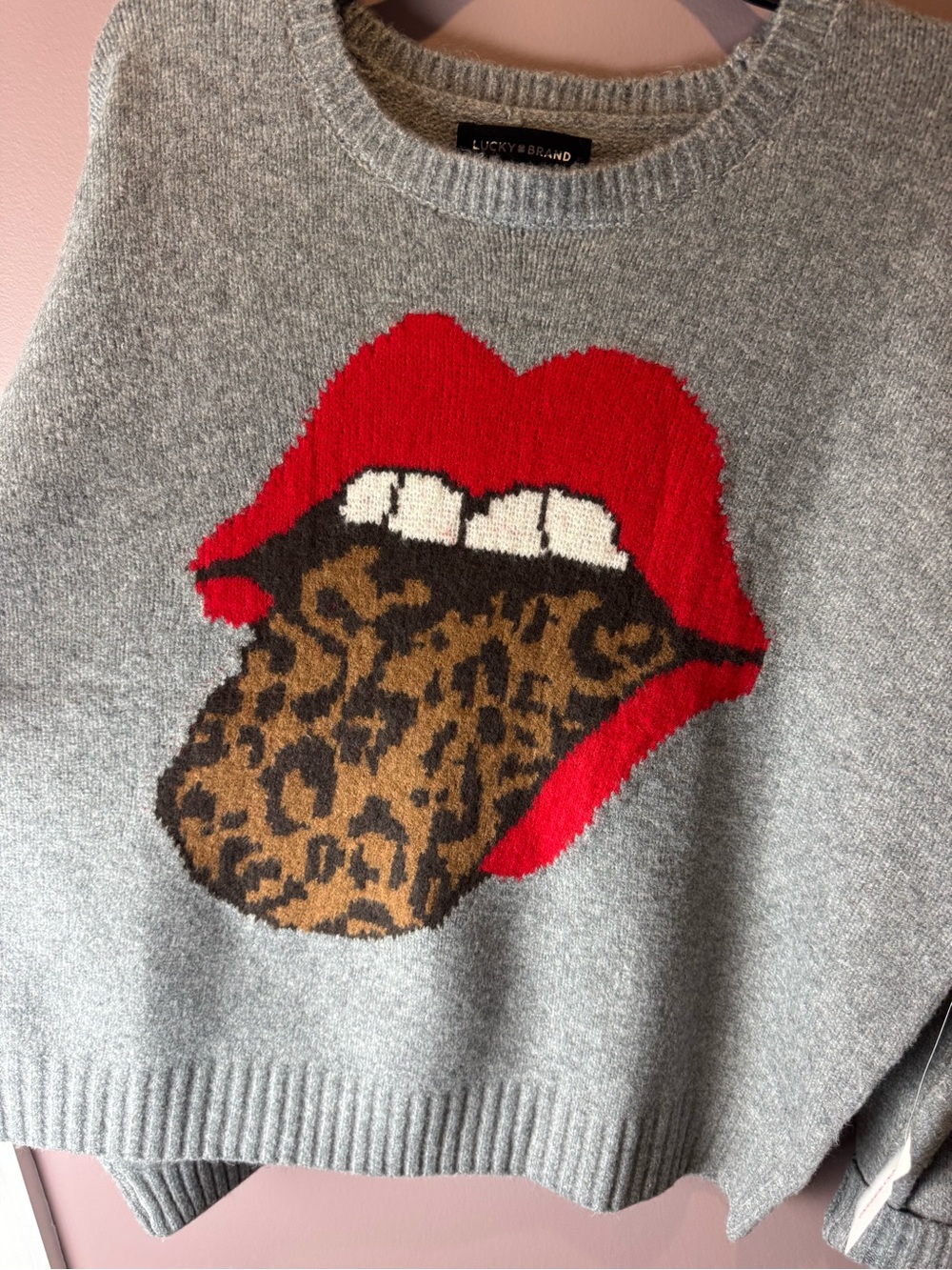 Lucky Brand Women's Rolling Stones Crewneck Sweater - Picture 8 of 12